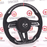 Carbon Clutch 2021 Mazda 3 Custom Carbon Fiber Steering wheel